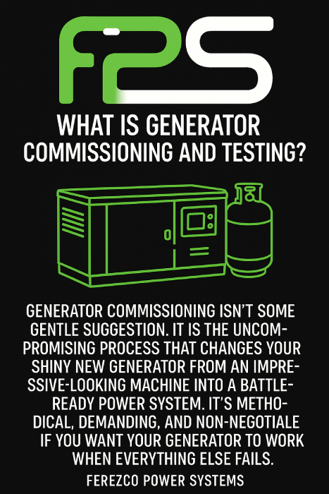 Generator Commissioning and Testing
